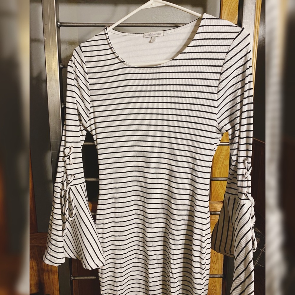 White with black stripes